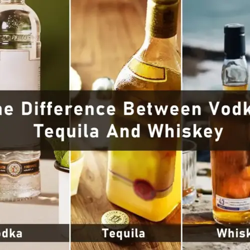 La diferencia entre vodka, tequila y whisky.