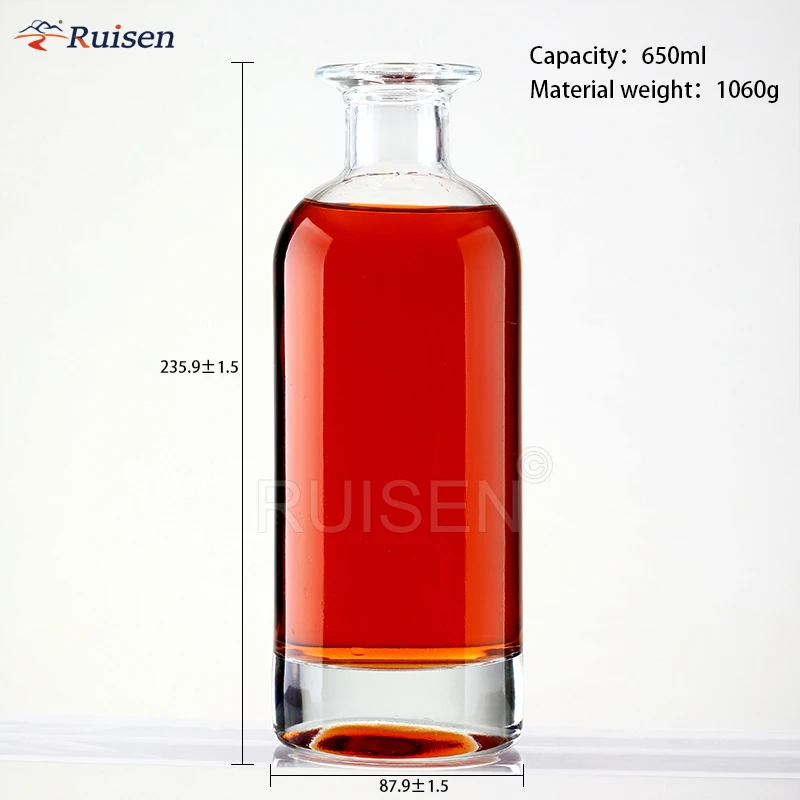 Description-of-650ml-Empty -Whisky-Bottle