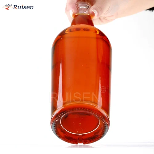 Ruisen-750ml-Whiskey-Glass-Bottle-Elegant-Rounded-Neck-Design