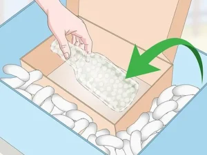 Fold the Wrapped Bottle into Towel